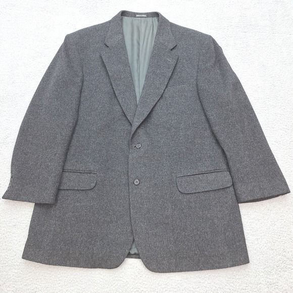 Club Room Other - Vintage Macy's Club Room Blazer Mens 46L Gray 100% Camel Hair Blazer